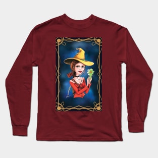 Ginger hair sagittarius witch Long Sleeve T-Shirt